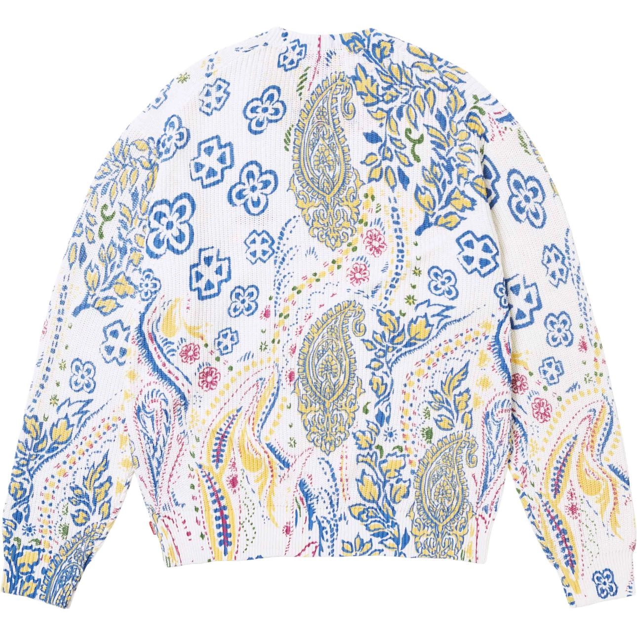 Supreme SS24 WEEK15 PRINTED PAISLEY SWEATER