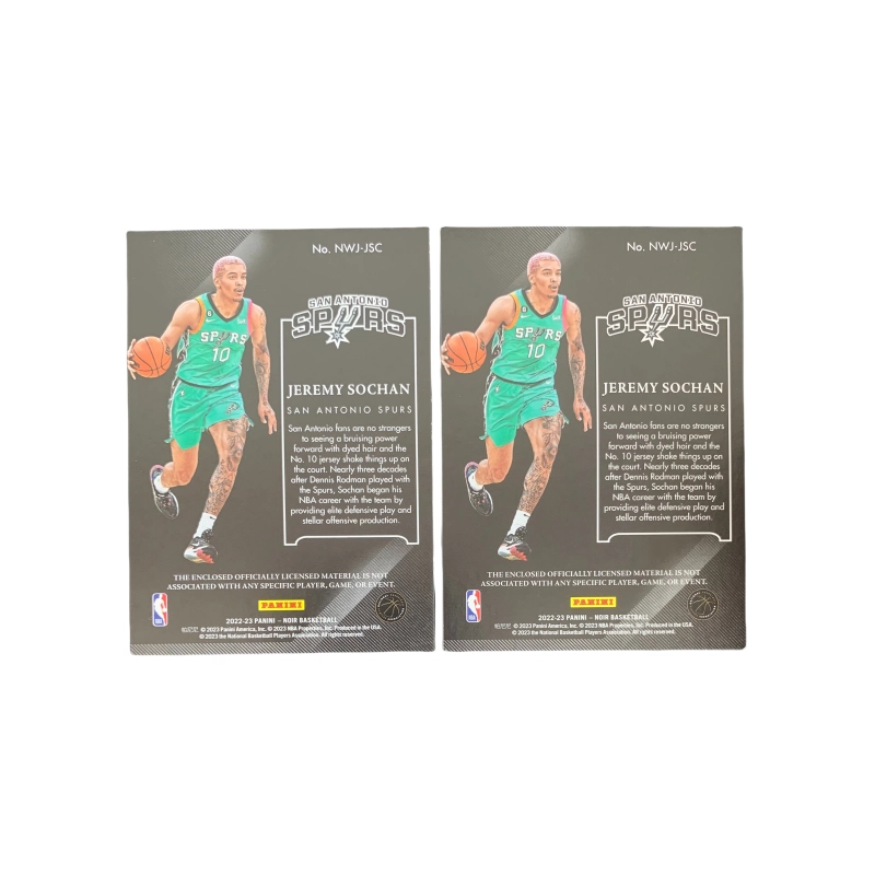 PANINI 2022-23 RC NOIR 4199+9599