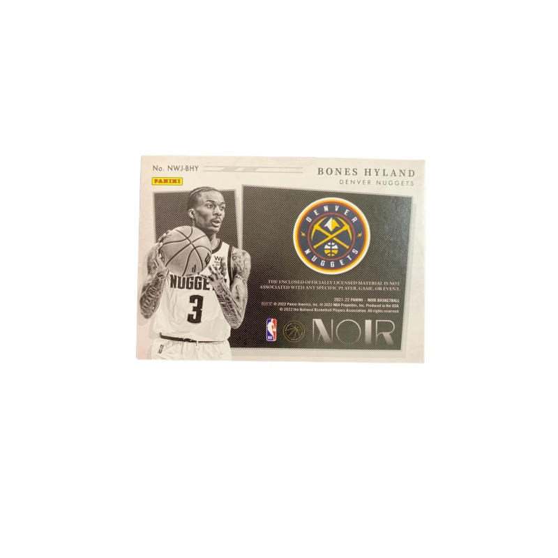 PANINI 2021-22 Panini Noir RC 3299