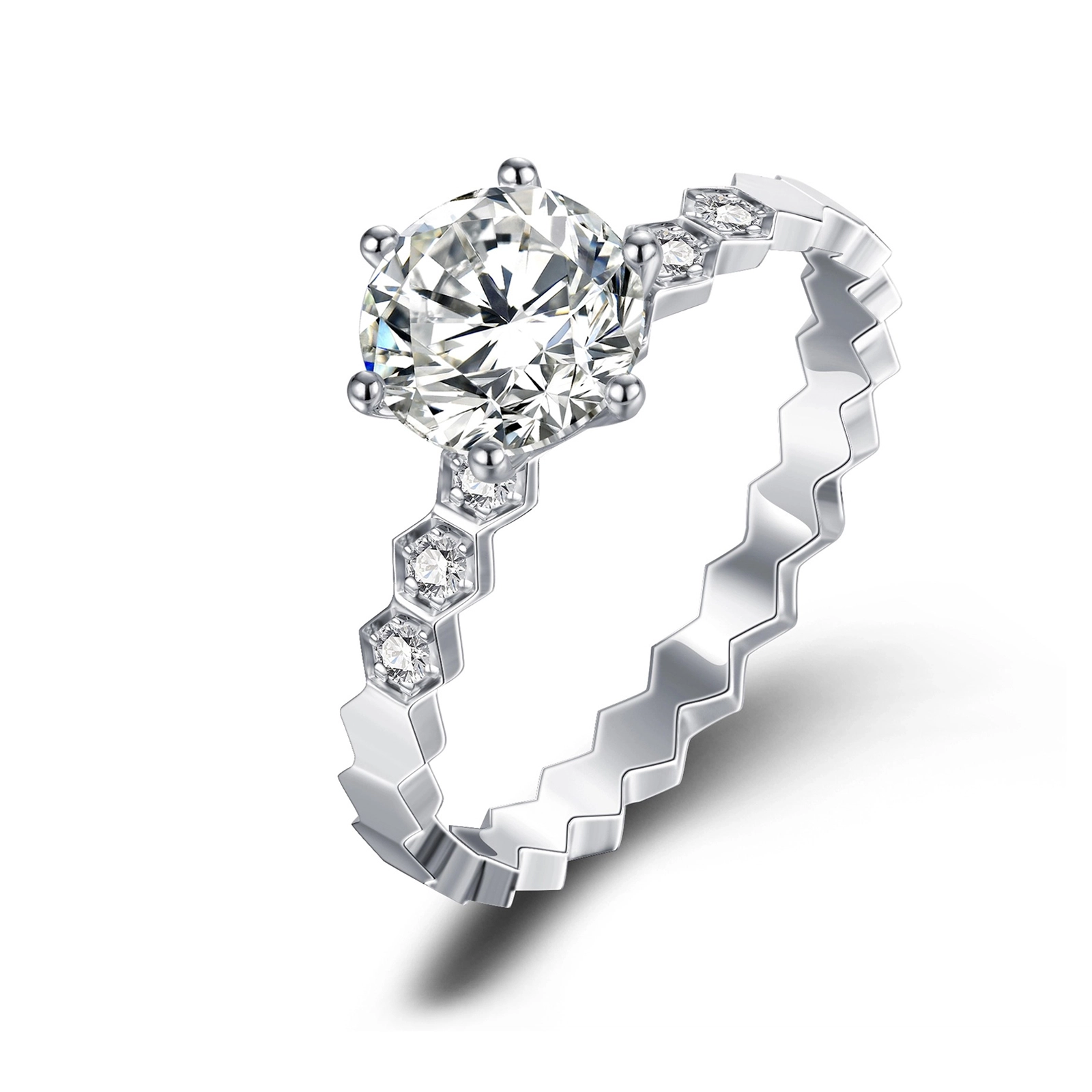 UA 18K 0.7ct1.0ctVVS1D3EX