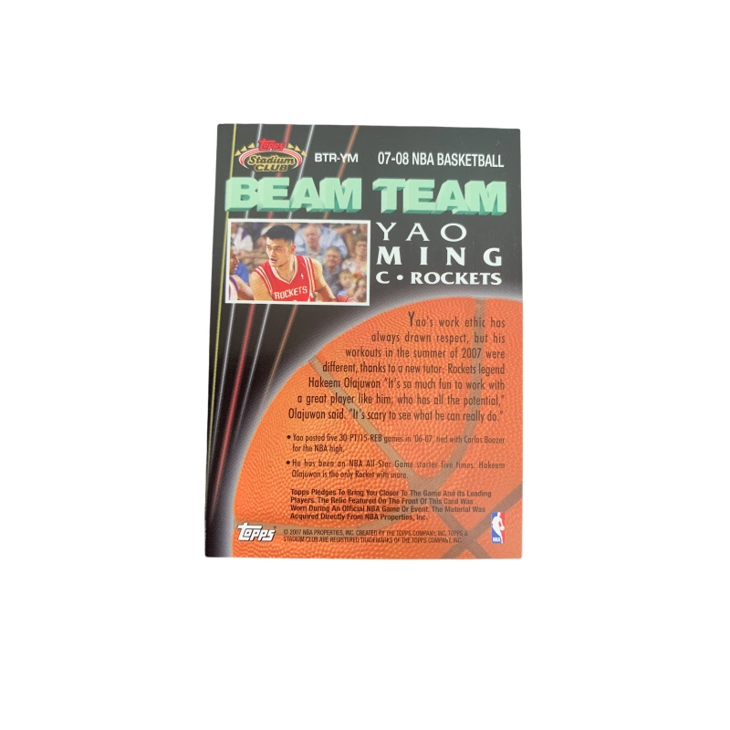 Topps 2007 stadium club beam team