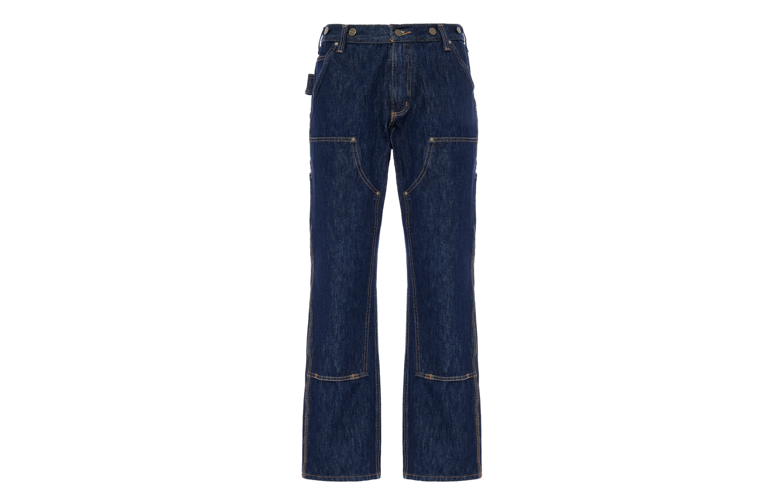 Carhartt 103890 RUGGED FLEX HEAVYWEIGHT DOUBLE-FRONT UTILITY LOGGER JEAN RELAXED FIT BLUE