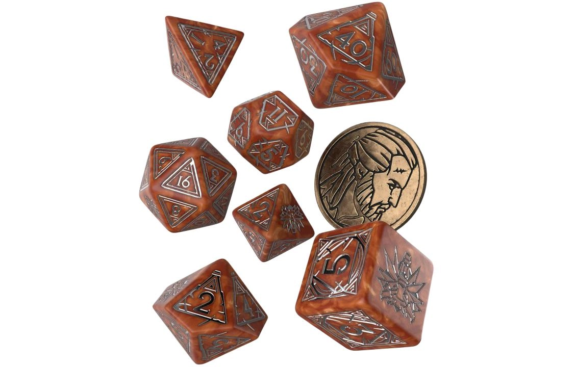 The Witcher Dice Set. Geralt - The monster slayer
