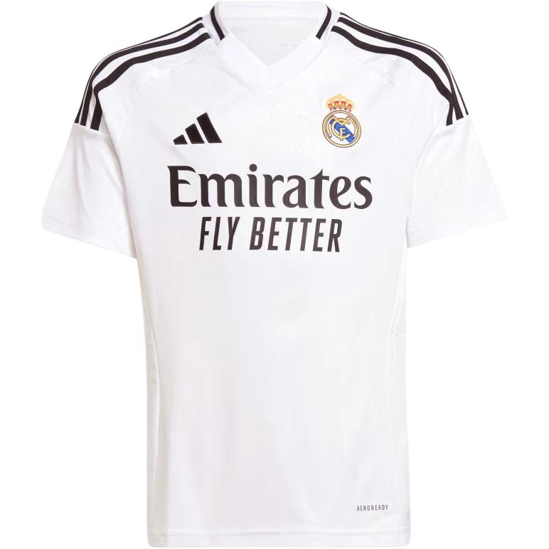 adidas SS24 REAL MADRID 2425 HOME JERSEY KIDS VT
