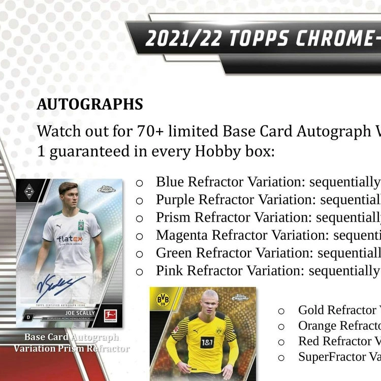 Topps 202122 Topps Chrome Hobby