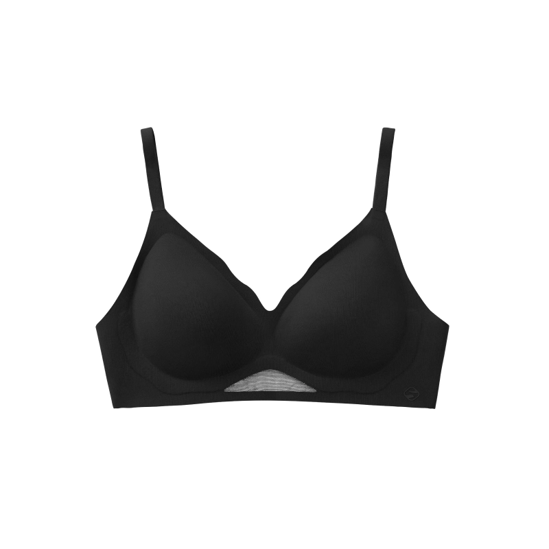 素肌良品 微风桃桃小胸聚拢收副乳文胸 女款