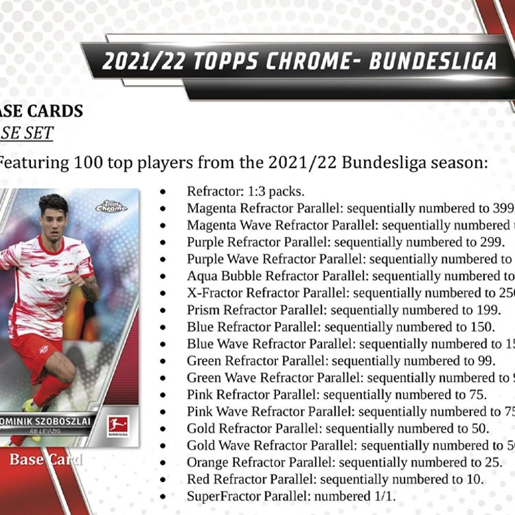 Topps 202122 Topps Chrome Hobby