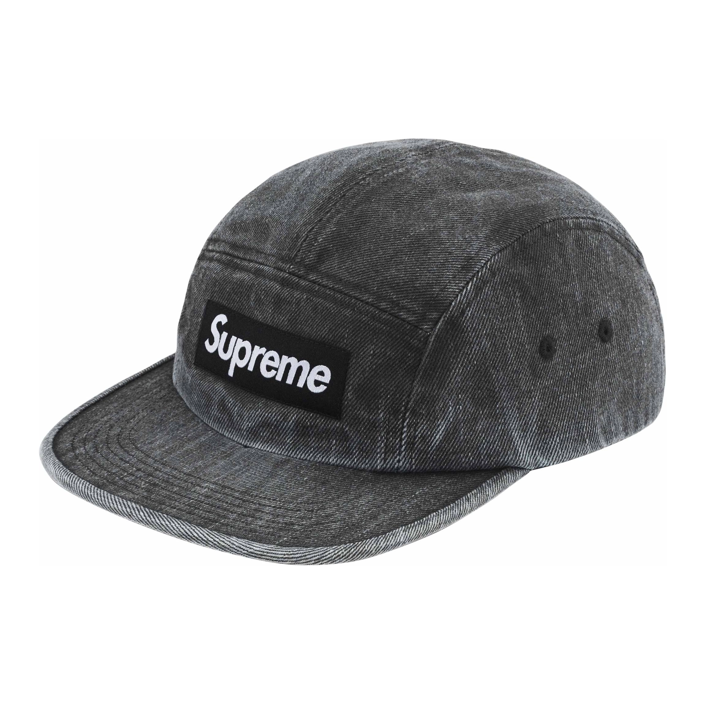 Supreme SS24 WEEK 18 COATED DENIM CAMP CAP