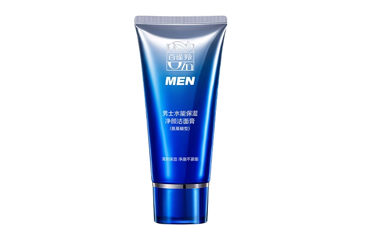 百雀羚 水能保湿净颜氨基酸洁面膏 深层清洁温和洁面不刺激清爽不油腻
