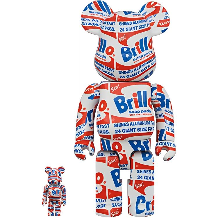 BERBRICK x Andy Warhol 1000400100 brillo 7cm28cm70cm