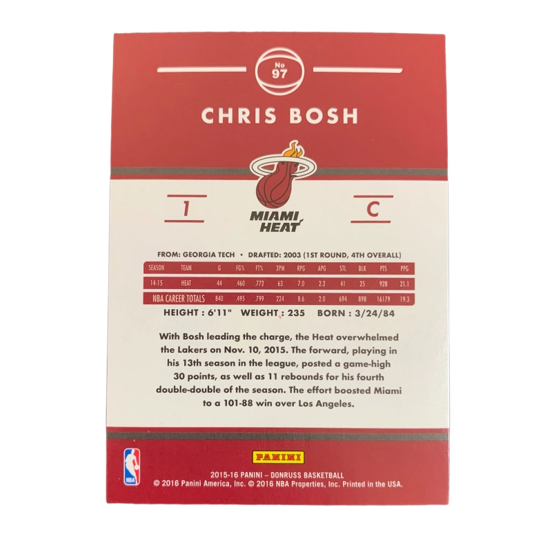 PANINI 2015-16 PressProof 0410