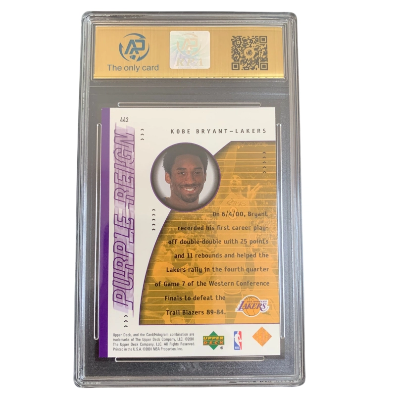 UPPER DECK 2001GameKobeBryant PurpleReignRPA9