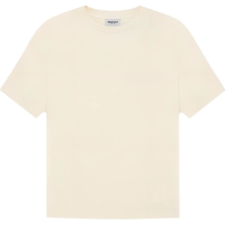 Fear of God Essentials SS21 Short Sleeve Tee ButtercreamCream LogoT