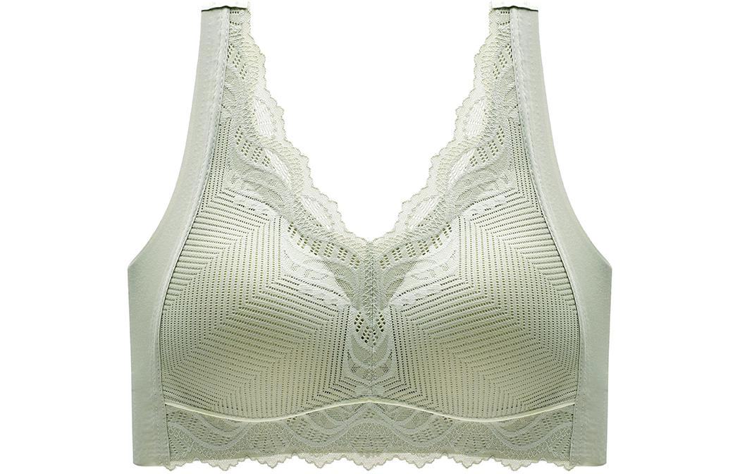 浪莎 蕾丝边薄款收副乳防下垂文胸 女款