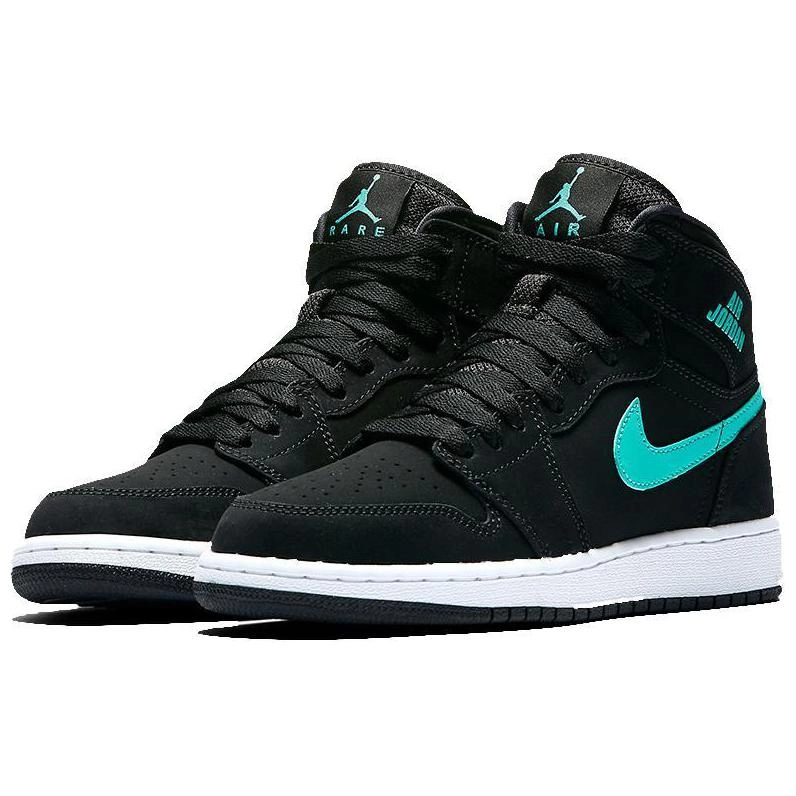 Jordan Air Jordan 1 Retro High Black Hyper Jade GS