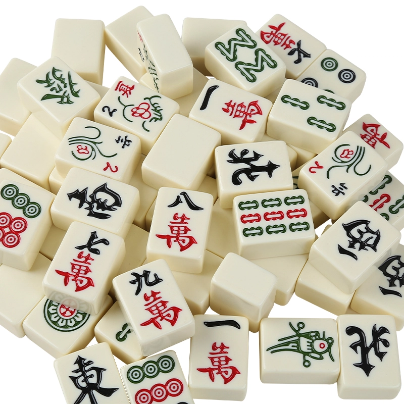 妙记 家用手搓麻将牌 桌游 大号手打麻将 含背袋骰子桌布