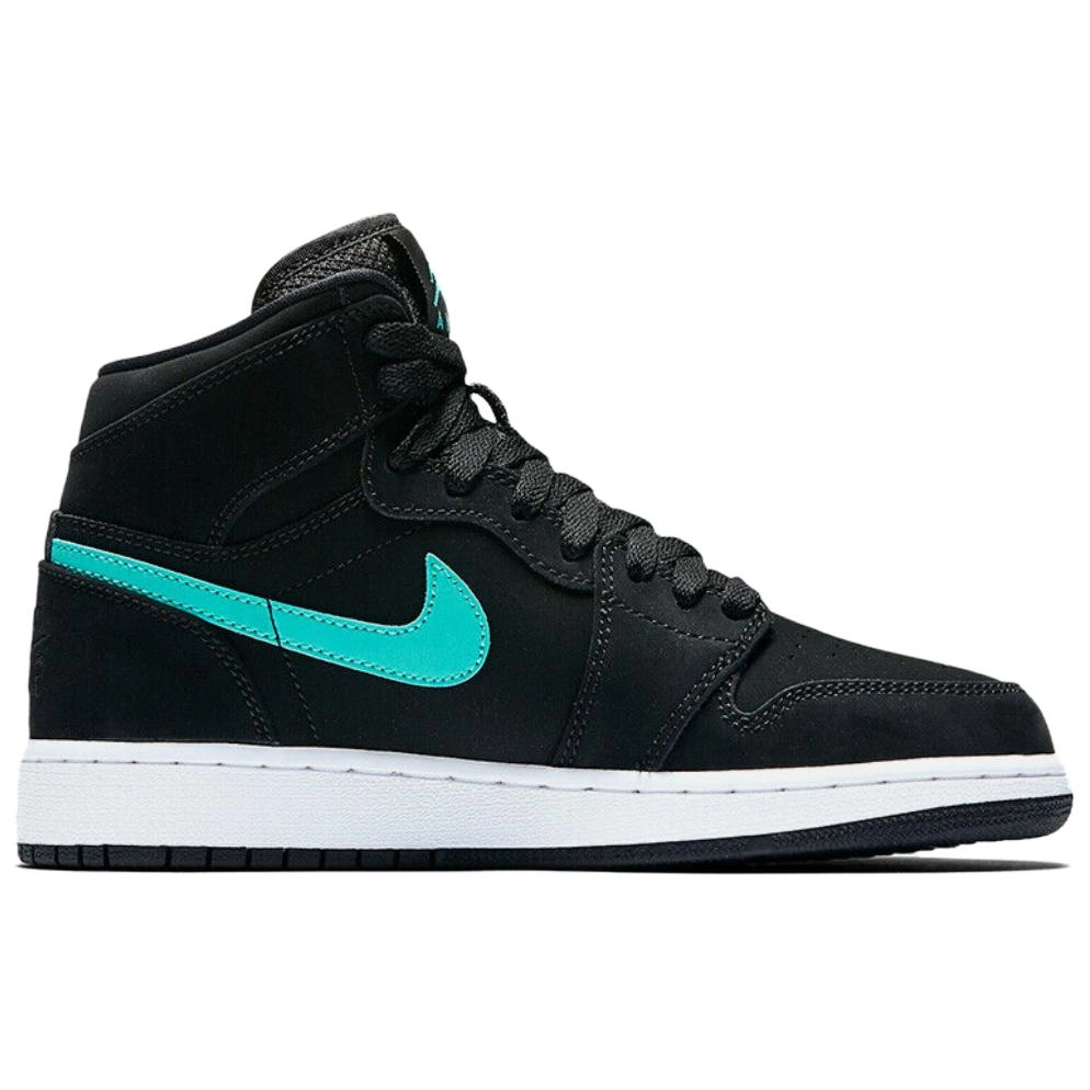 Jordan Air Jordan 1 Retro High Black Hyper Jade GS