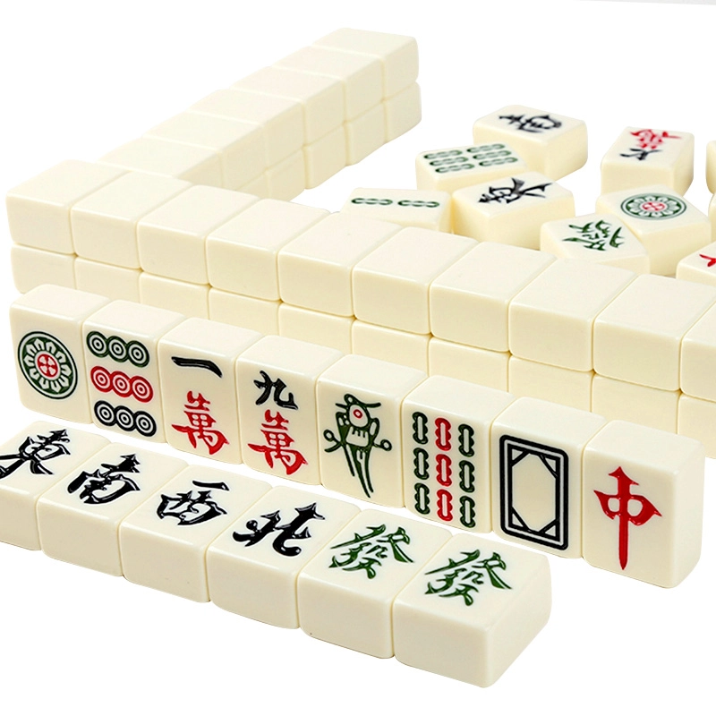 妙记 家用手搓麻将牌 桌游 大号手打麻将 含背袋骰子桌布
