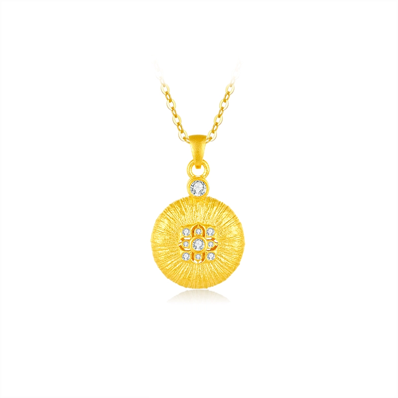 曼卡龙 绫罗星语（大） 足金 按克计价 黄金吊坠 女款