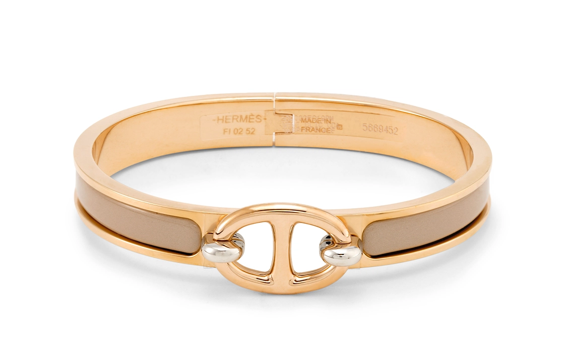 HERMES Mini Clic Chaine dAncre bracelet