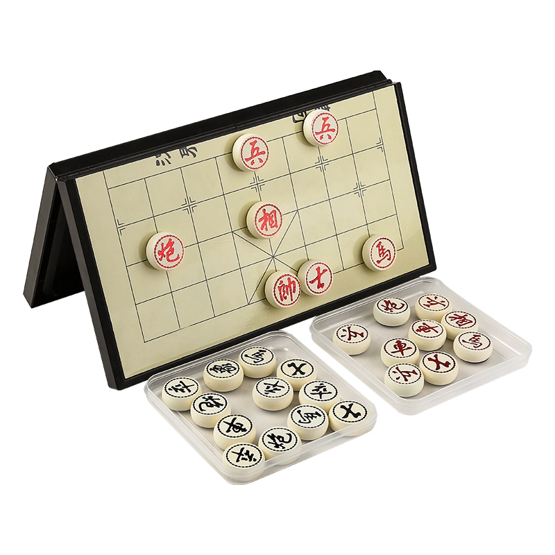 妙记 围棋中国象棋五子棋三合一大号磁石折叠棋盘套装 桌游