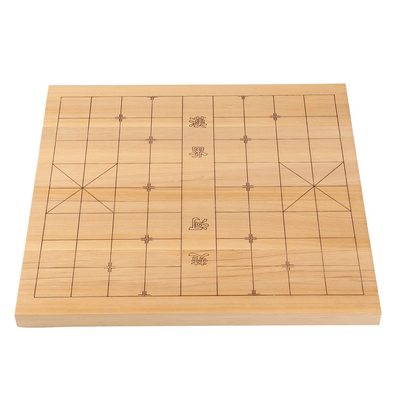妙记 围棋五子棋 中国象棋三用加厚实木楠竹 双面直角楠竹棋盘 桌游