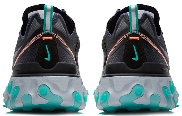 Nike React Element 87 Black Neptune Green