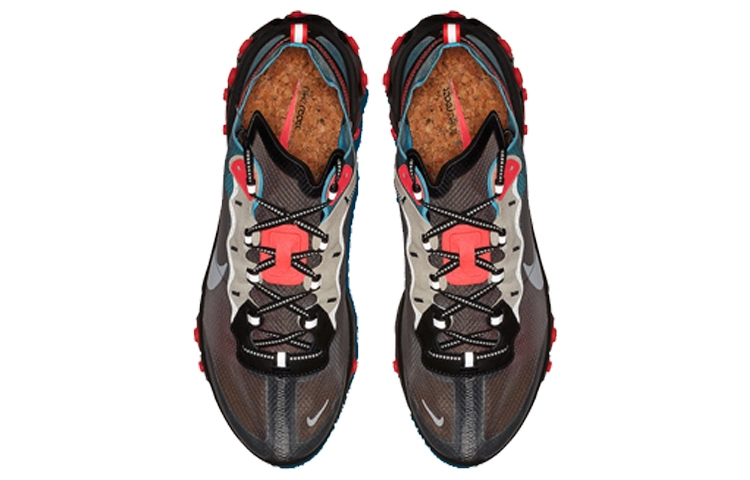 Nike React Element 87 Blue Chill Solar Red
