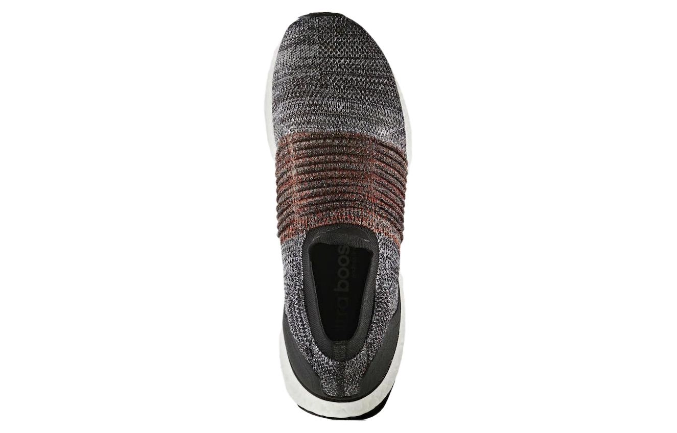 adidas Ultraboost Laceless Mid Black White Orange