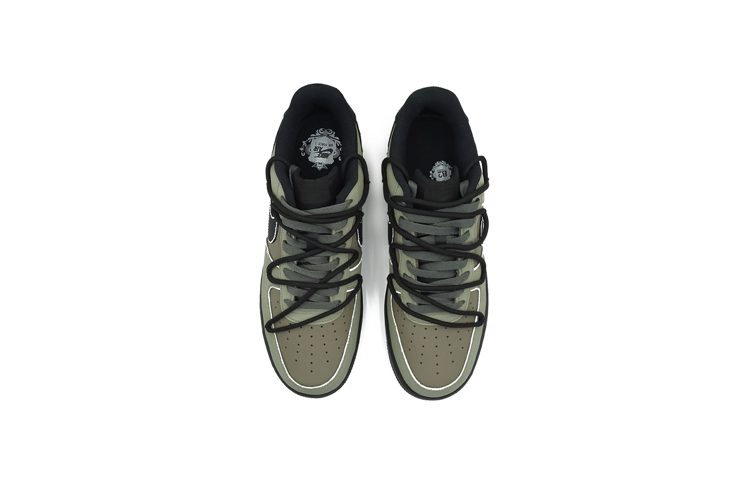 Nike Air Force 1 black pearl vibe