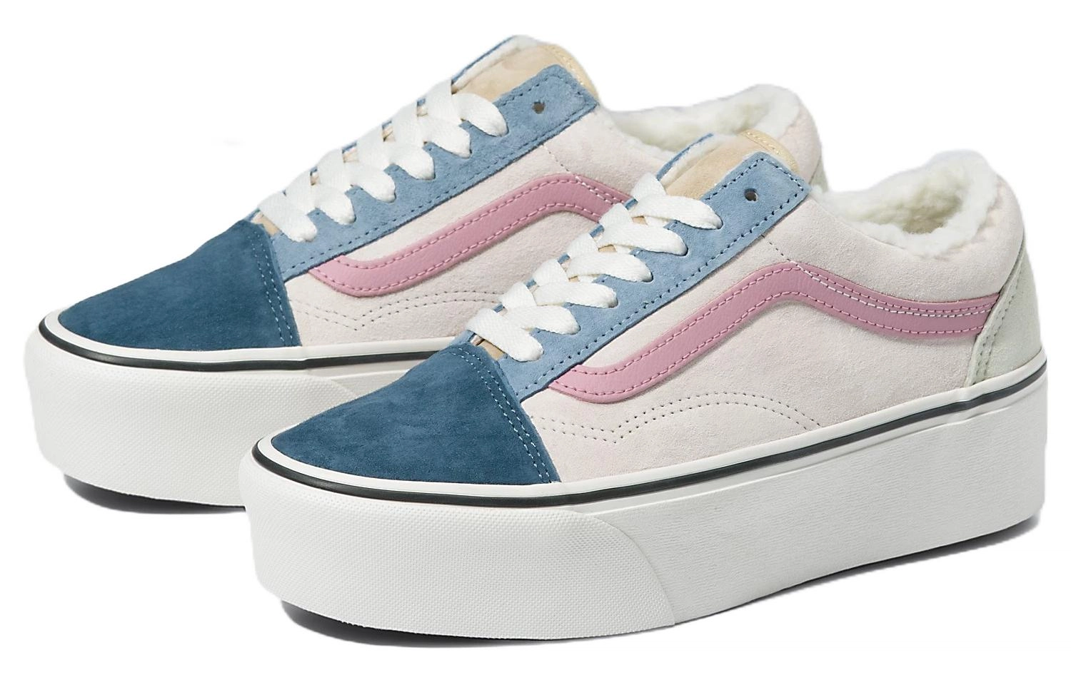 Vans Old Skool Pig Suede Sherpa Stackform