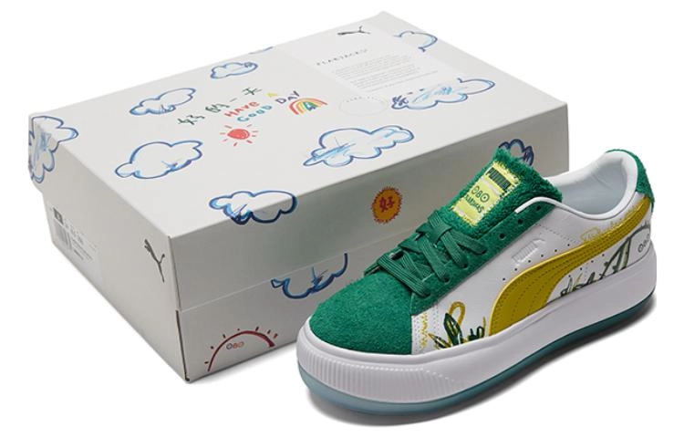 FLABJACKS x PUMA Suede Mayu "Fuzzy Cactus Park"