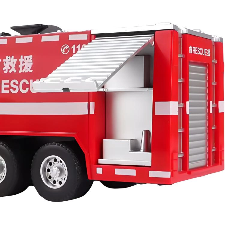 卡威 云梯消防 车玩具可喷水大号合金汽车救援警车 成品模型