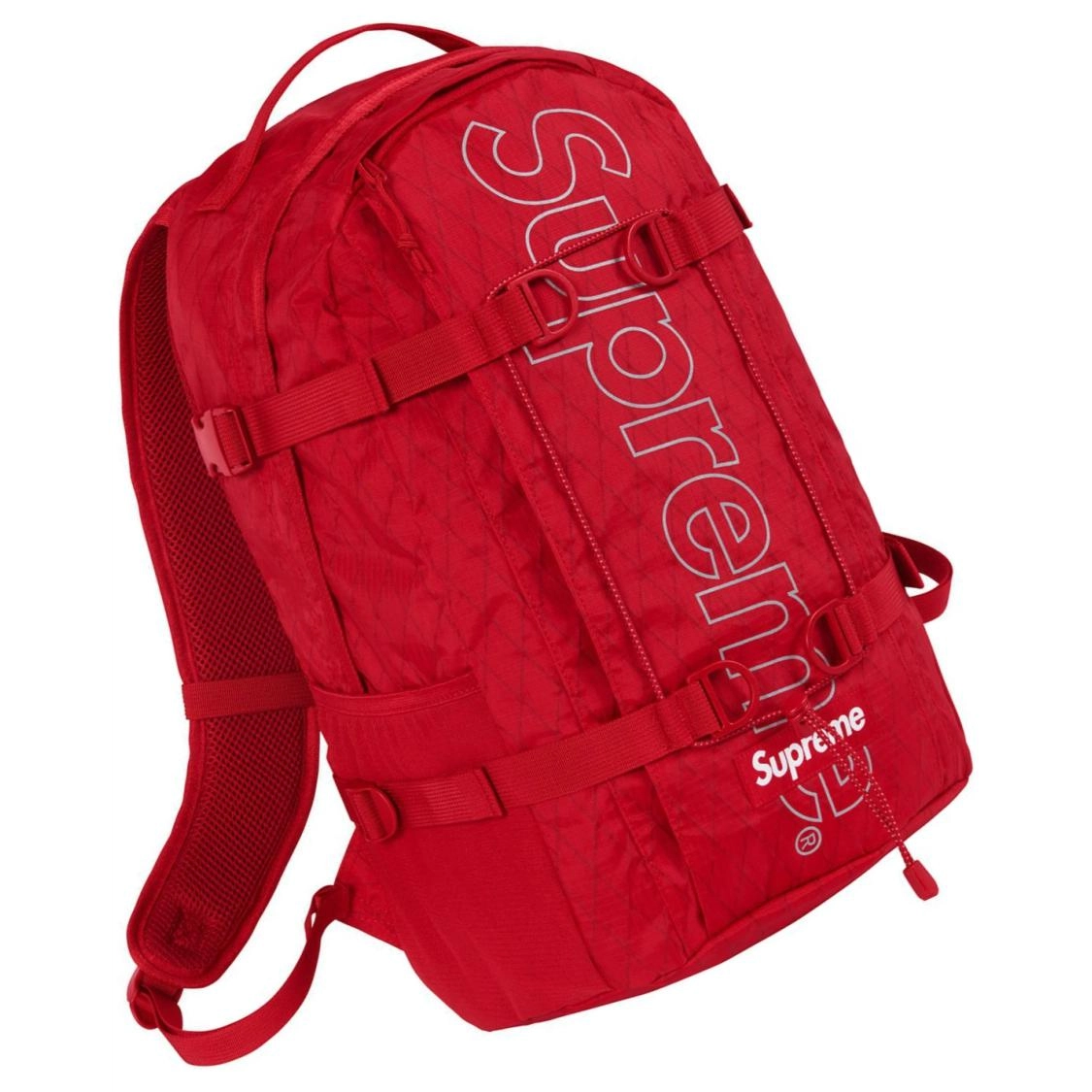 Supreme FW18 Backpack Red Logo PVC
