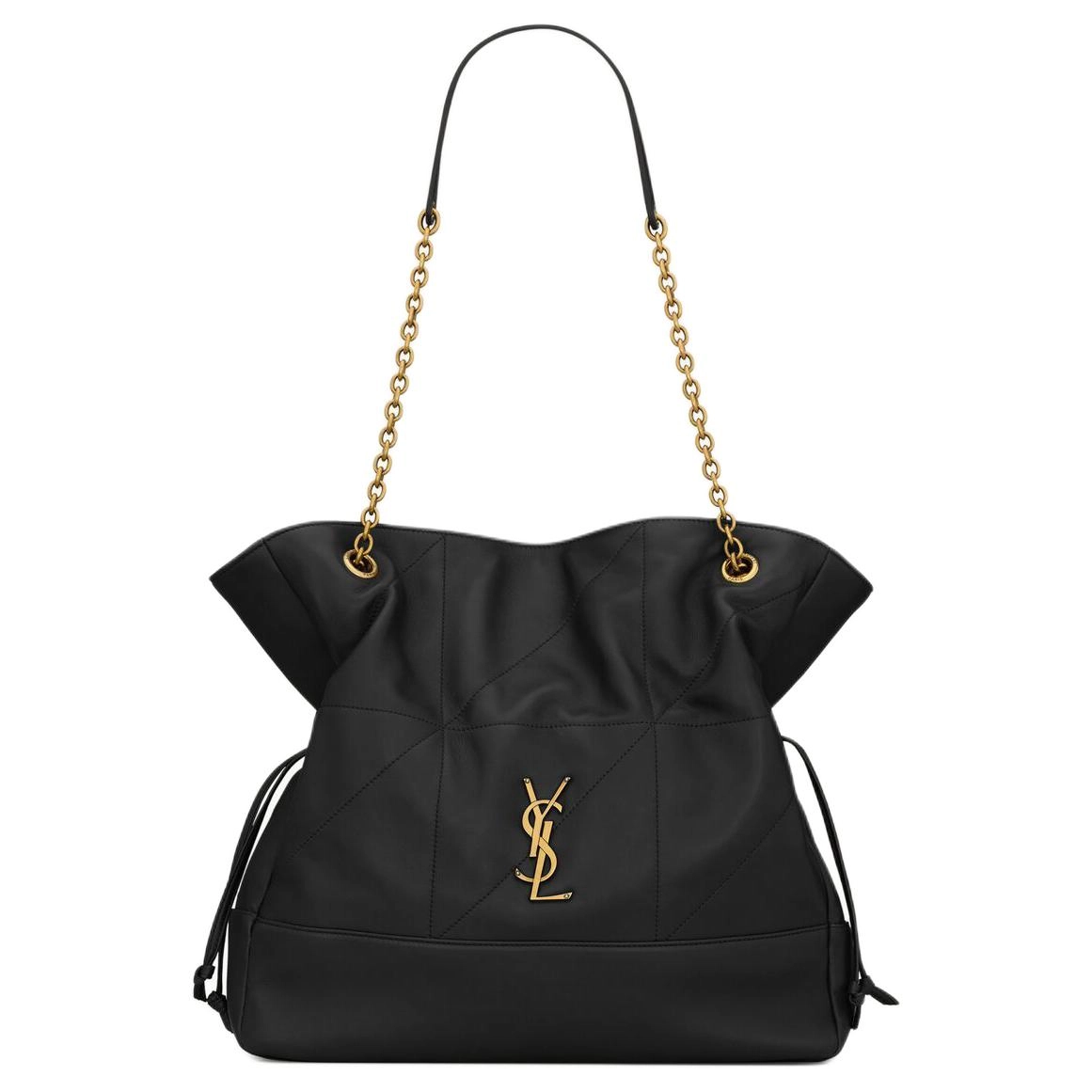 SAINT LAURENT YSL JAMIE 4.3 LARGE POCHON Logo Tote