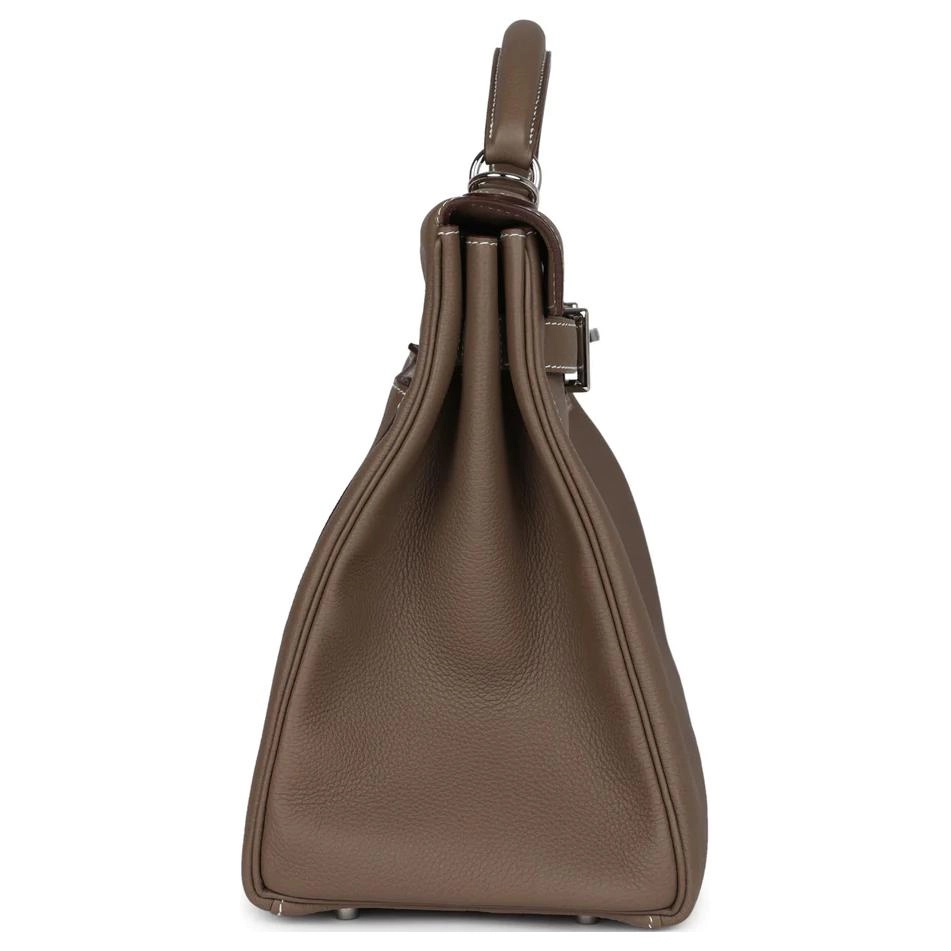 HERMES Maxi Kelly 42 Togo 18 Etoupe