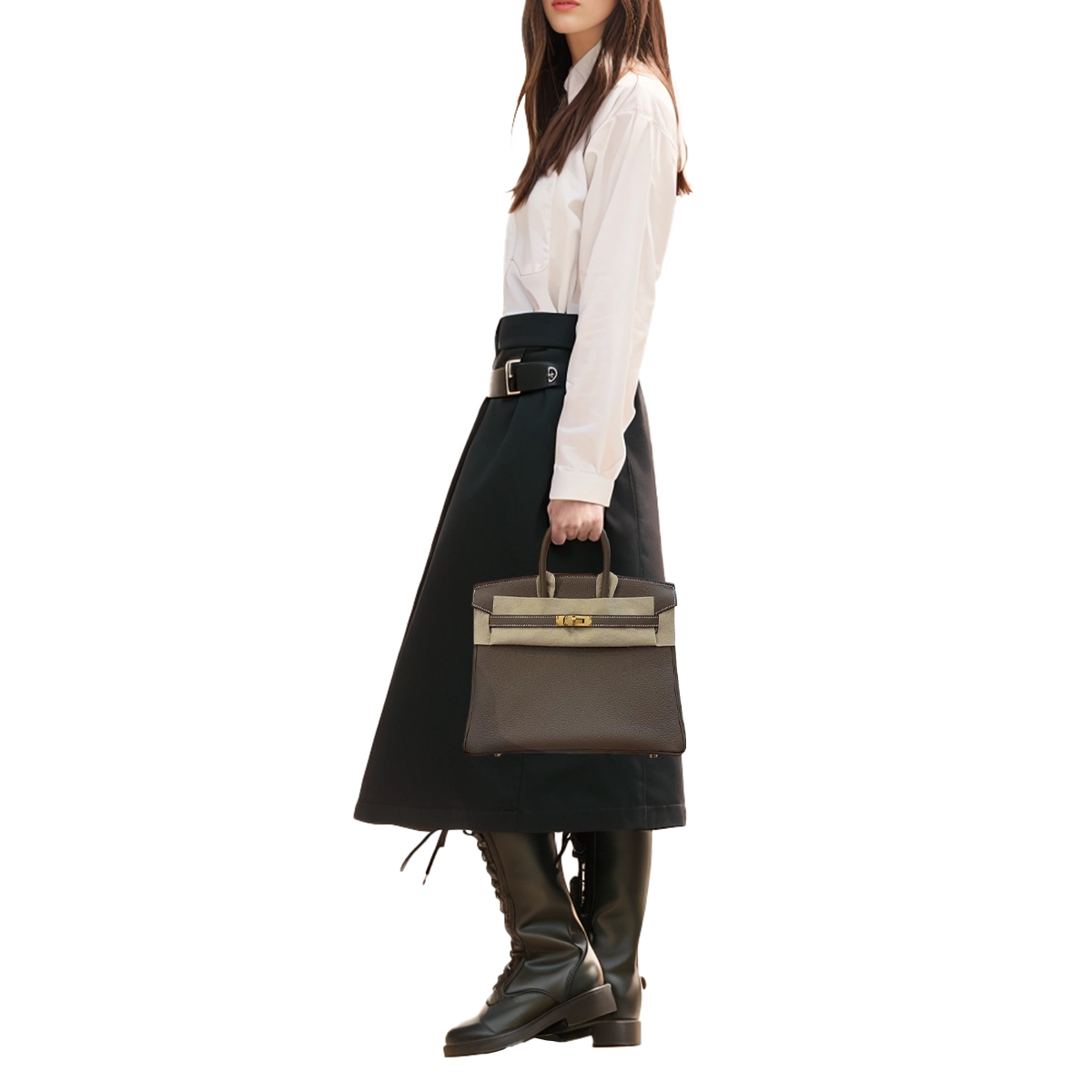 HERMES Birkin 25 Togo 18 Etoupe
