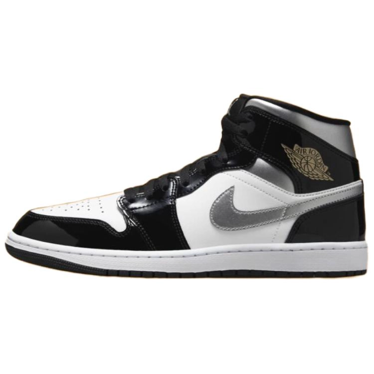 Jordan Air Jordan 1 Mid Black Patent