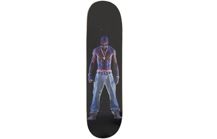 Supreme SS20 Week 0 Tupac Hologram Skateboard