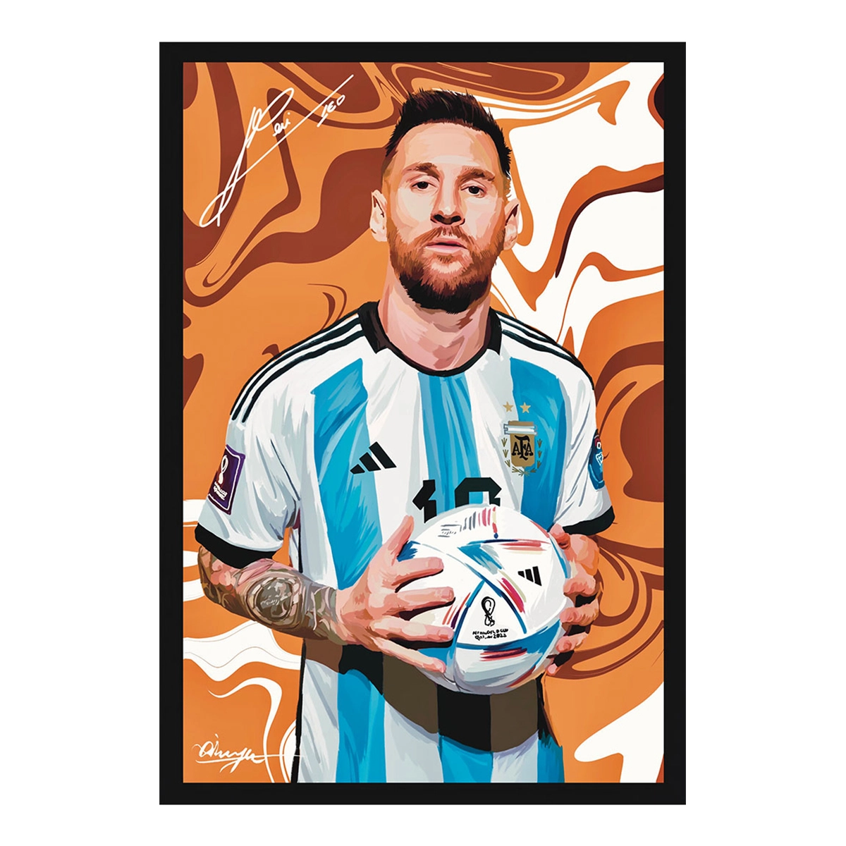 King of football-Messi 03 23*33cm