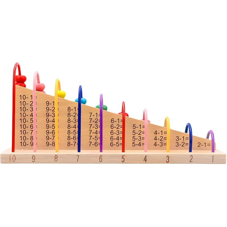 木丸子 珠算计算盘绕珠架 数学算棒算术 早教益智玩具