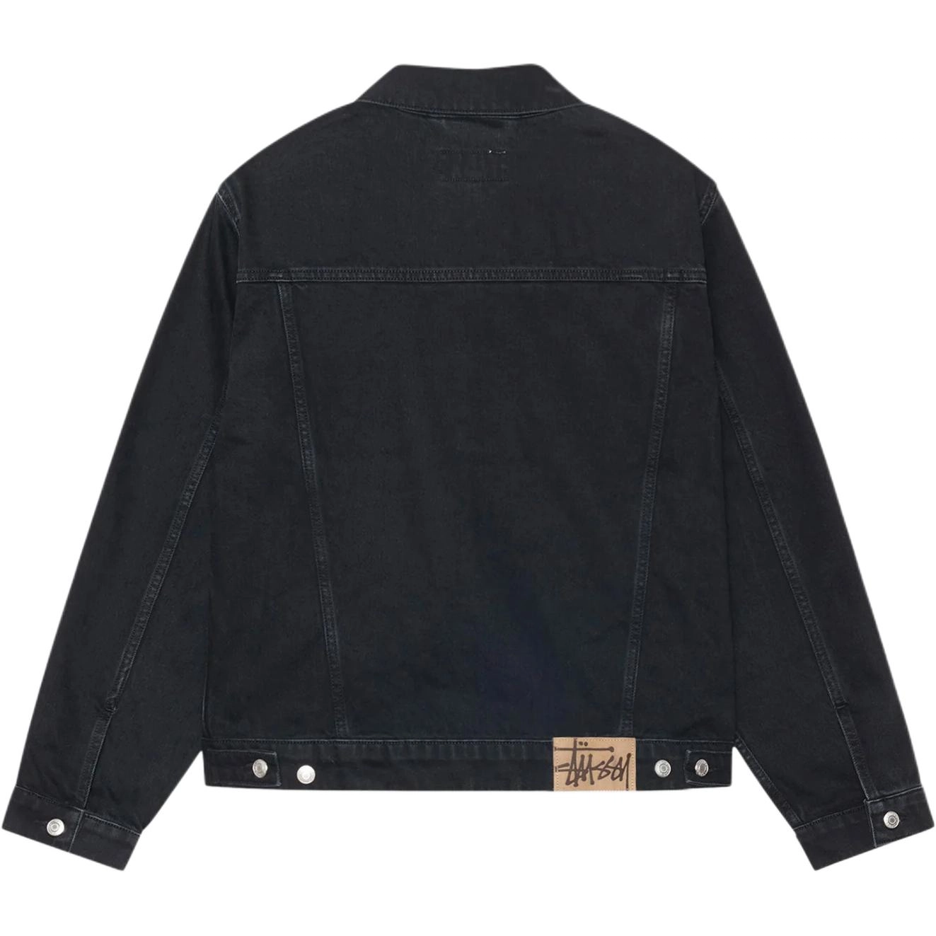 Stussy SS24 TRUCKER JACKET DENIM logo