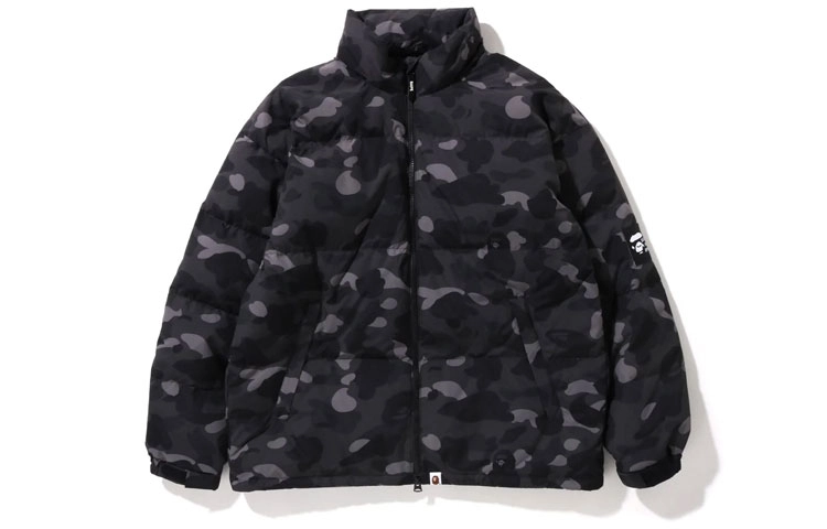 A BATHING APE FW22 Color Camo Relaxed Fit Down Jacket