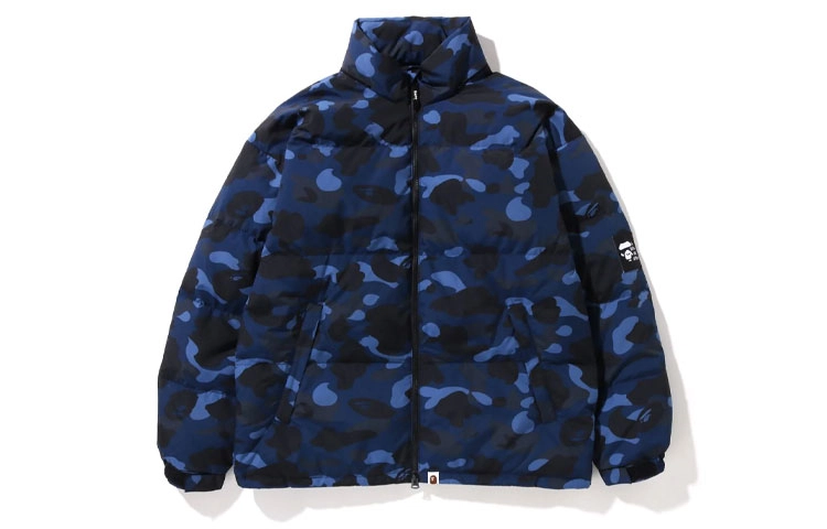 A BATHING APE FW22 Color Camo Relaxed Fit Down Jacket