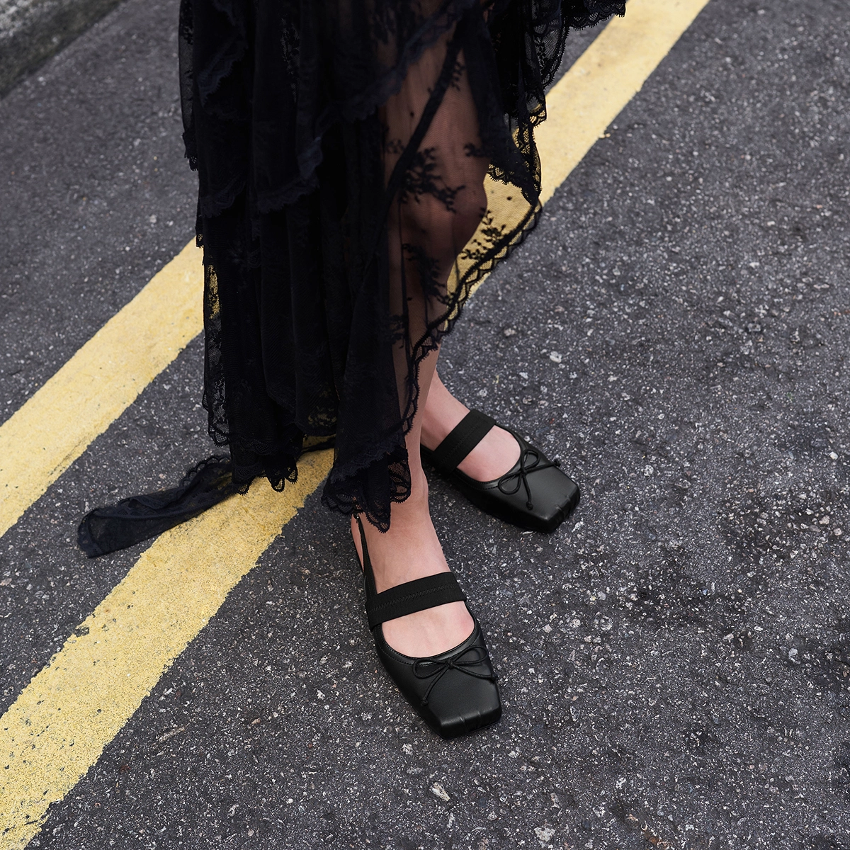 CHARLESKEITH ck PU 0.8cm BeigeBlack