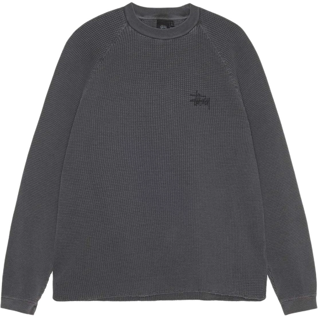Stussy FW24 RAGLAN THERMAL LS CREW logoT