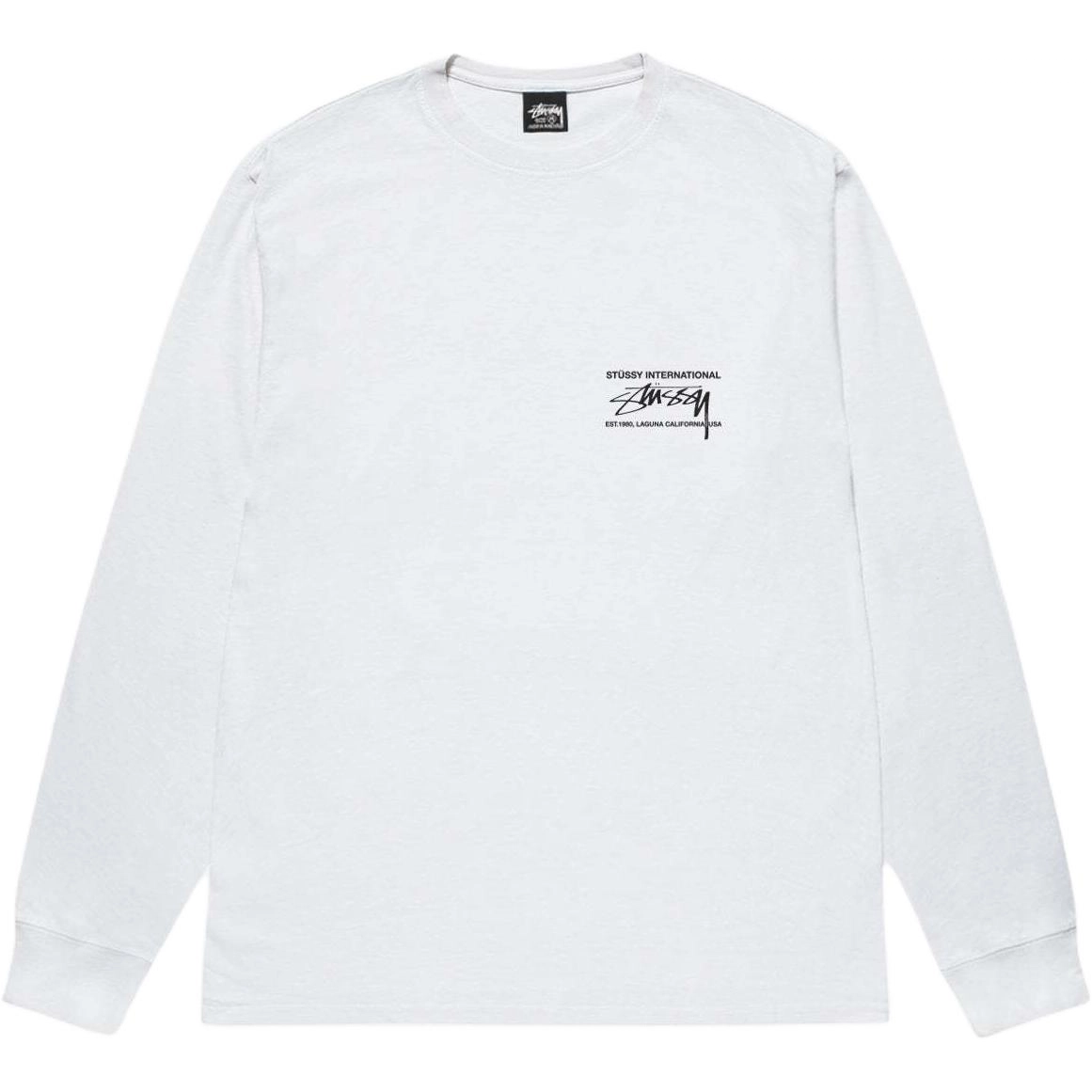 Stussy FW24 SMOOTH INTERNATIONAL LS TEE logoT