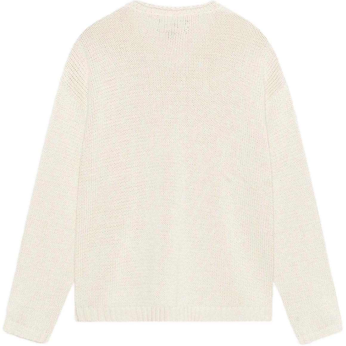 Stussy FW24 EMBROIDERED V-NECK LOGO SWEATER logoV