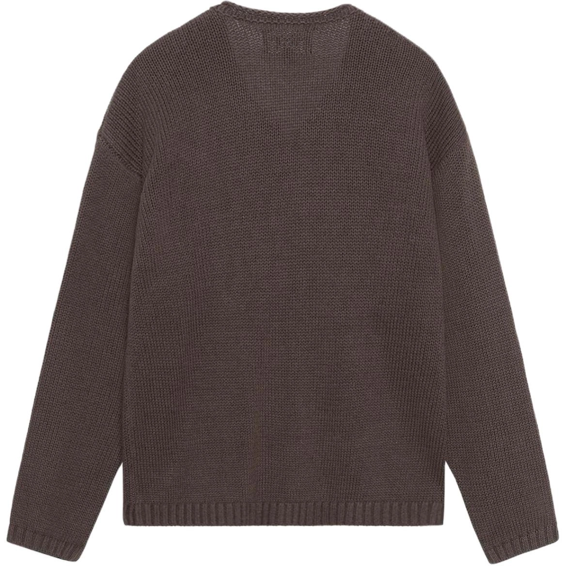 Stussy FW24 EMBROIDERED V-NECK LOGO SWEATER logoV
