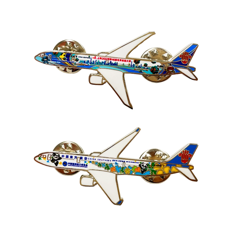 中国南方航空 南航定制彩绘飞机 纪念 徽章